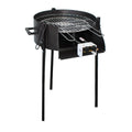 Barbacoa Algo Más de Gas de Triple Uso 50 cm con 2 Fuegos
