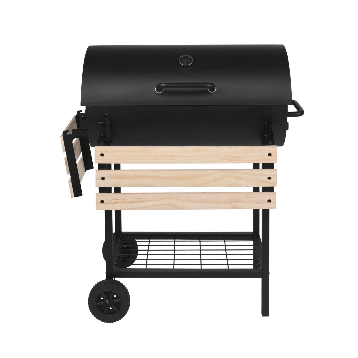 Red Deco Outdoor Kentucky węglowy grill i wędzarnia, czarny