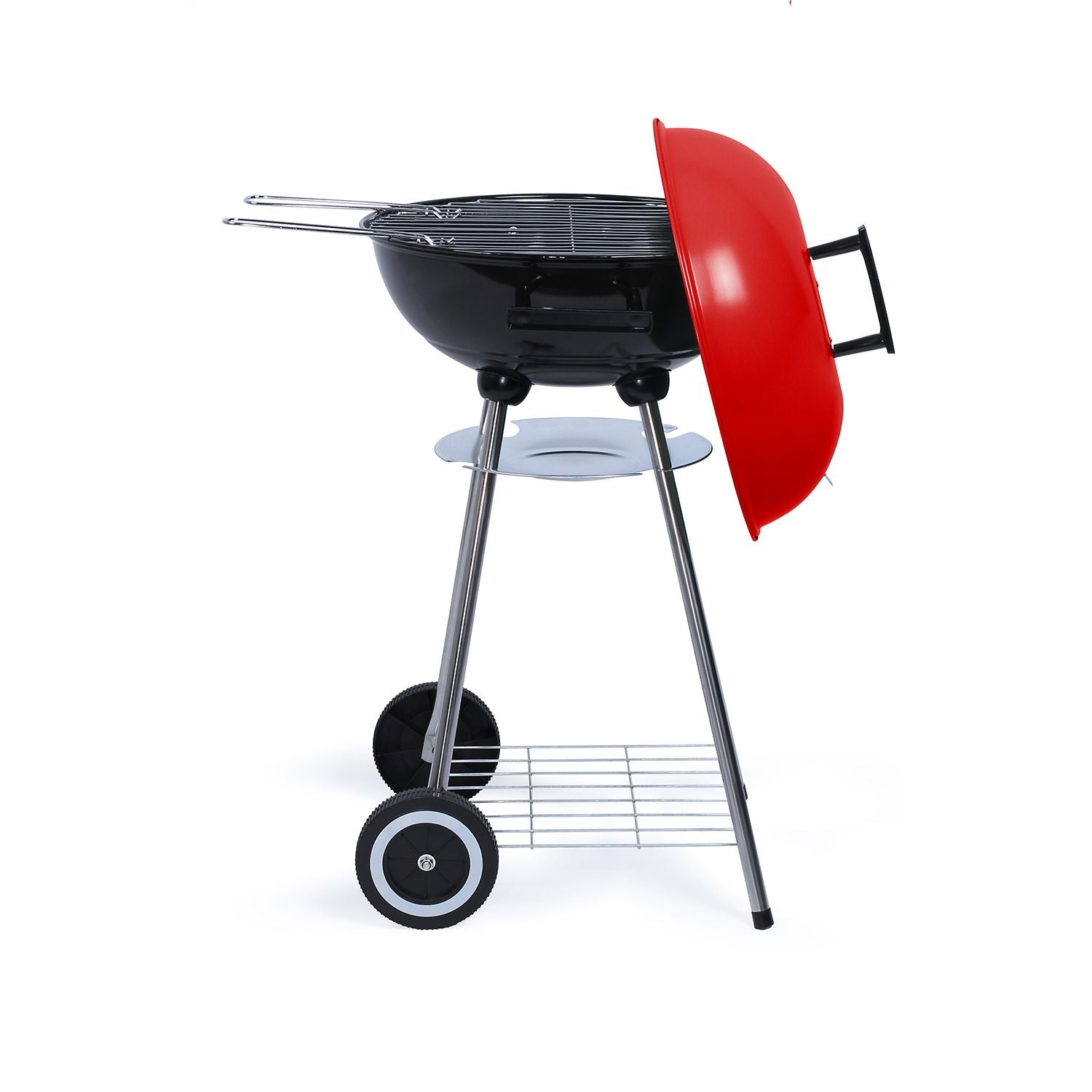 Grill węglowy Livoo 41 cm, czerwono-czarny - Doc172r