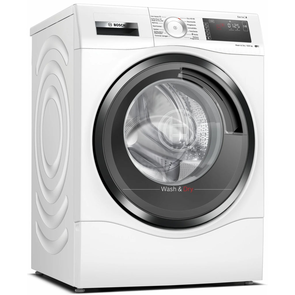 2026 Lavadora-secadora Bosch Serie 8 WDU28513, 10/6 kg, 1400 rpm, negro-gris