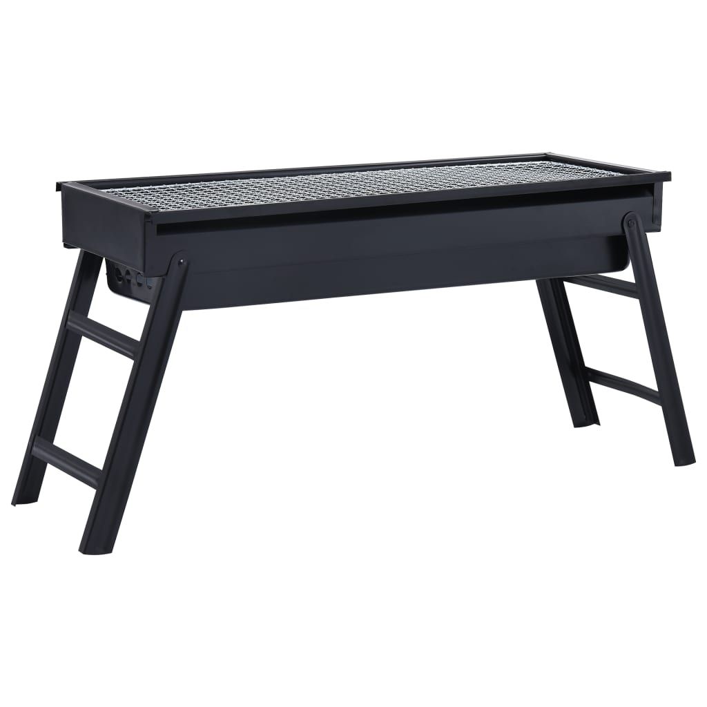 Portable Steel Camping Grill 60x22.5x33 cm vidaXL