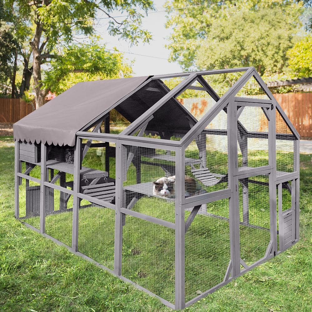 Aivituvin Outdoor Cat Run – Duży wybieg dla kotów