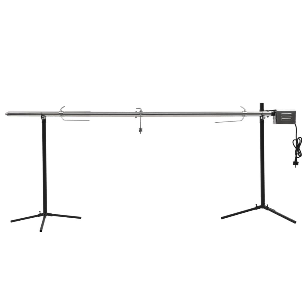 Automatic Grill with Stainless Steel Motor 207x45x81 cm Vidaxl