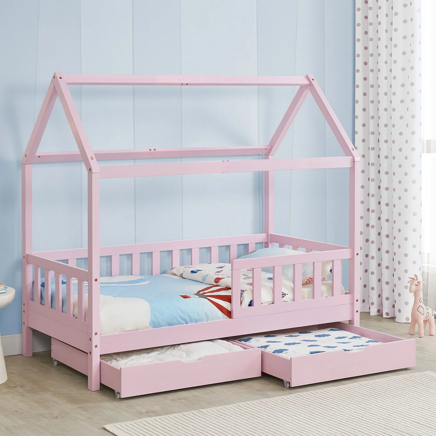 2026 Cama infantil Marli 90 x 200 cm con cajones de almacenamiento
