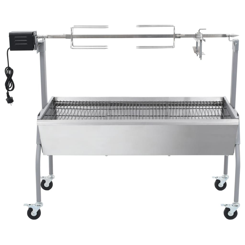 Vidaxl grill with a rotisserie and an electric motor