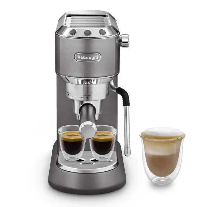 De'Longhi Dedica Arte EC885 - Cafetera espresso compacta con espumador profesional y 15 bares de presión