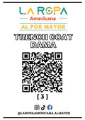 LOTE TRENCH COAT DAMSKI 20KG GATUNEK PIERWSZY (3) | HURTOWNIA ODZIEŻY UŻYWANEJ Z USA