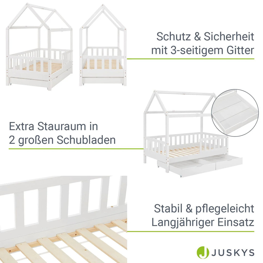 2026 Cama infantil Marli 90 x 200 cm con cajones de almacenamiento