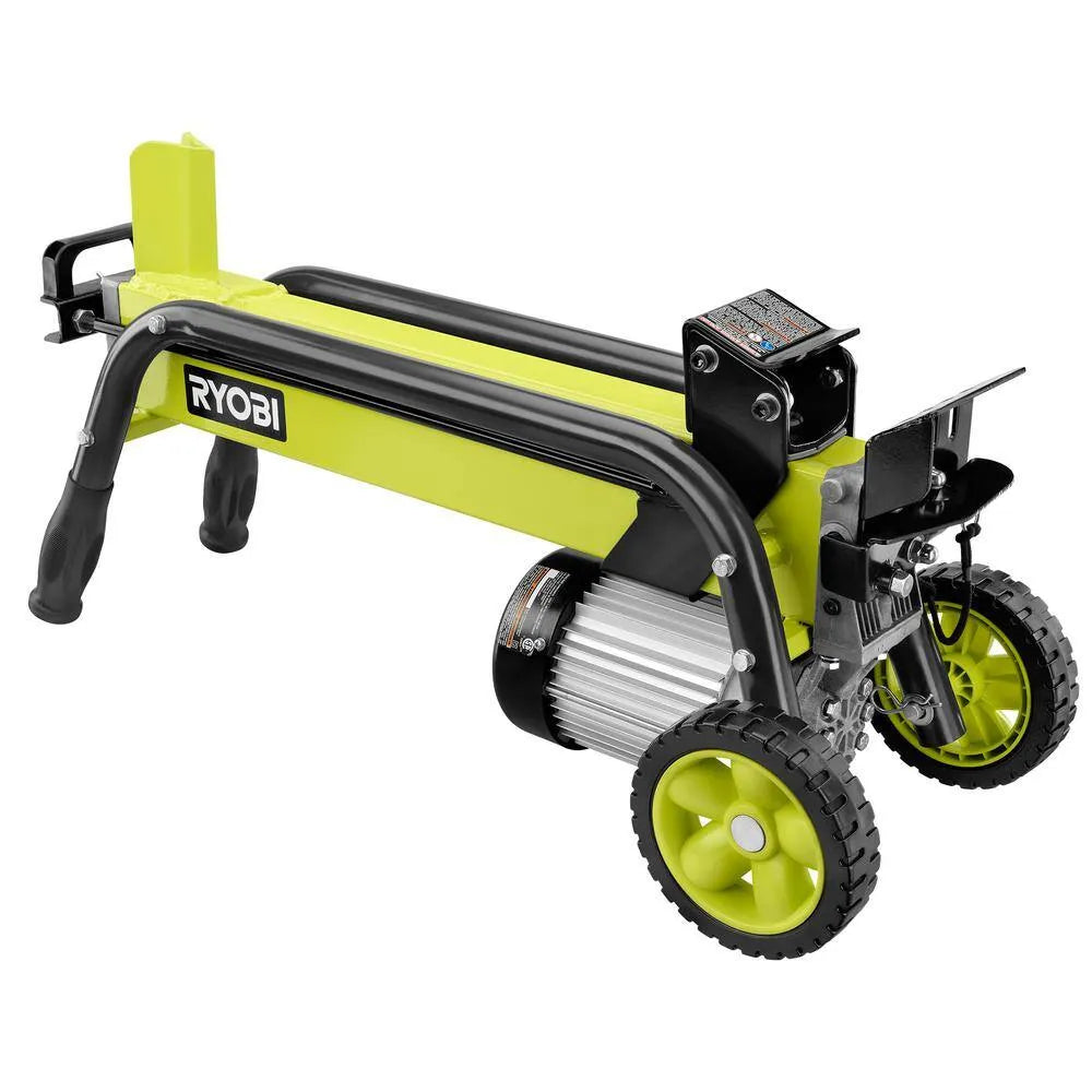 2026 Divisora de troncos eléctrica RYOBI RYAC490 de 5 toneladas y 15 amperios