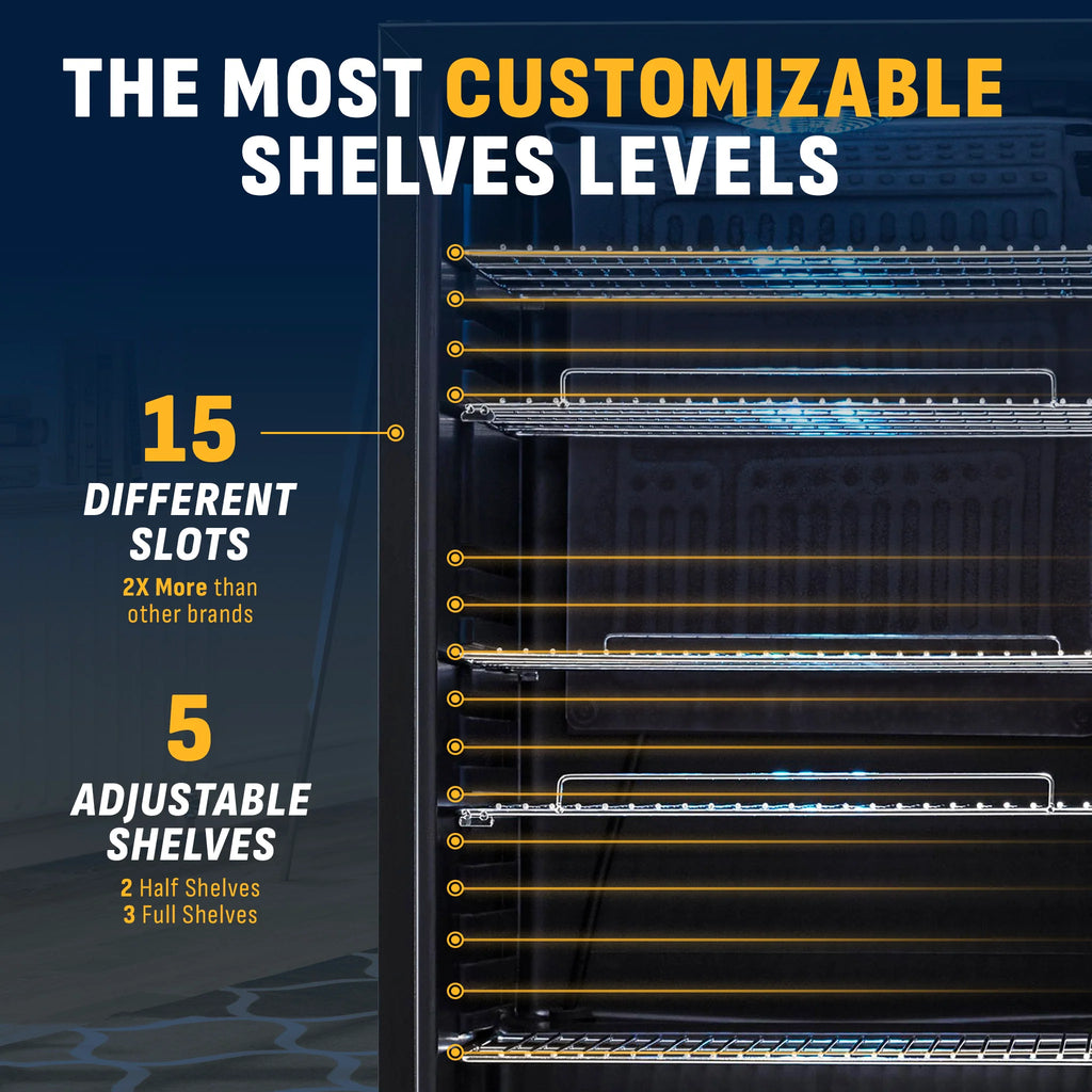 2026 Newair® Refrigerador de Bebidas Independiente de Acero Inoxidable – 126 Latas – 18,9"
