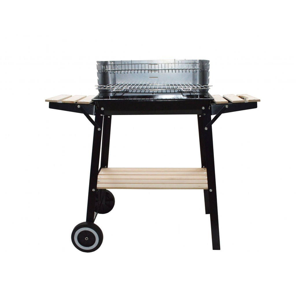 Charcoal and Stainless Steel Grill Buffalo Design