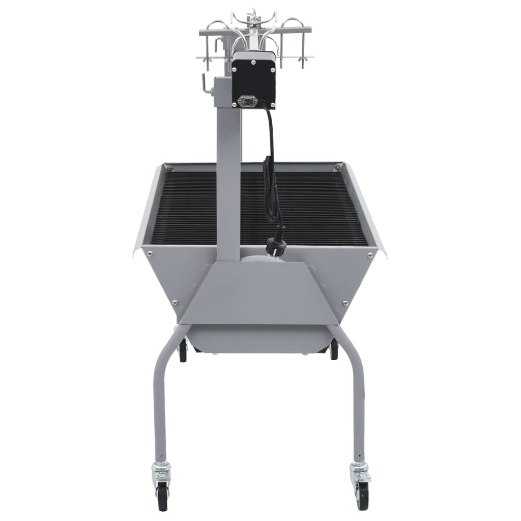 Vidaxl grill with a rotisserie and an electric motor