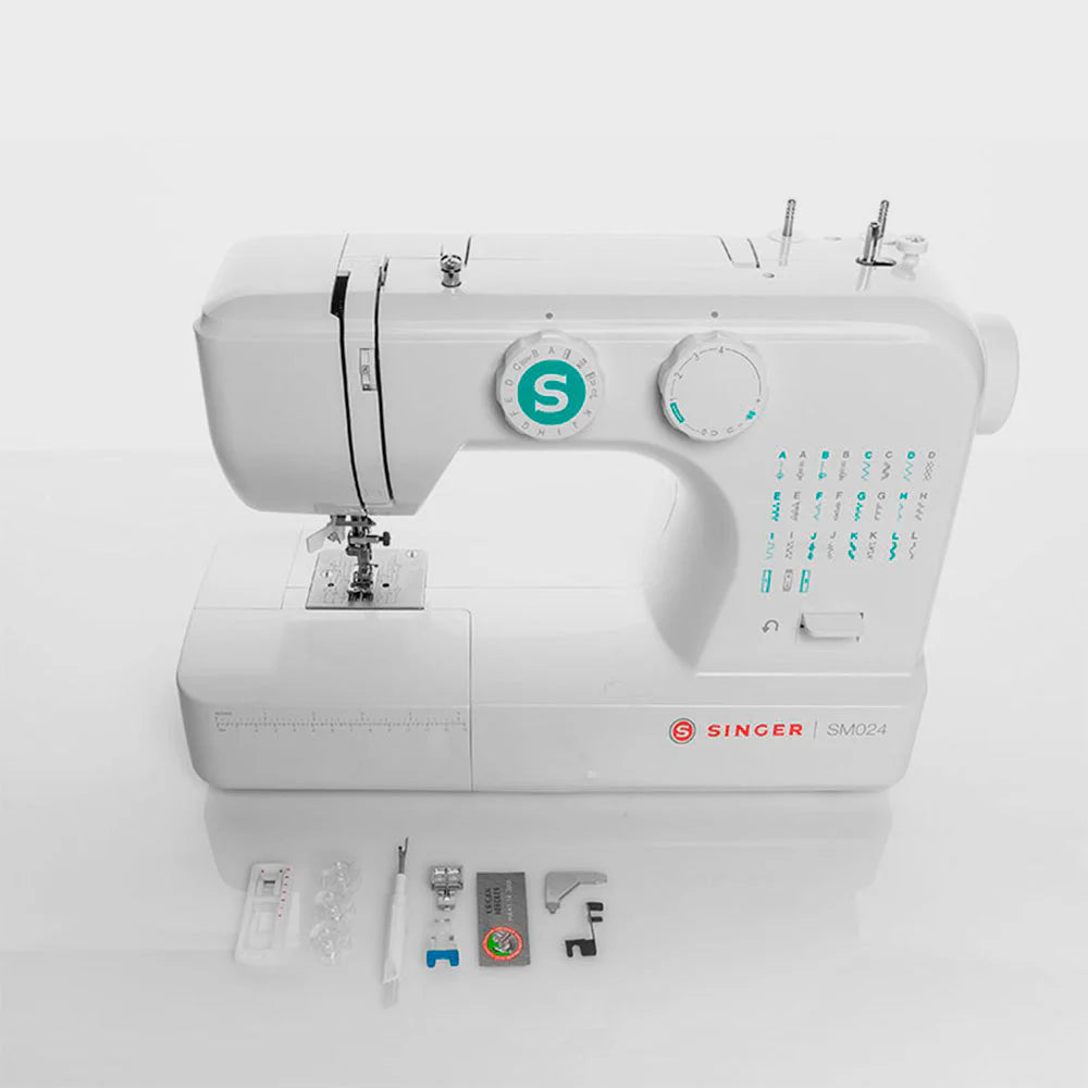 Máquina de Coser Singer SM-024 GRN 24 puntadas
