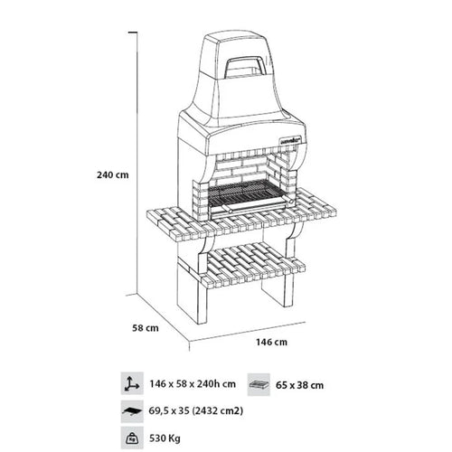 Grill BAILÉN XL PLUS