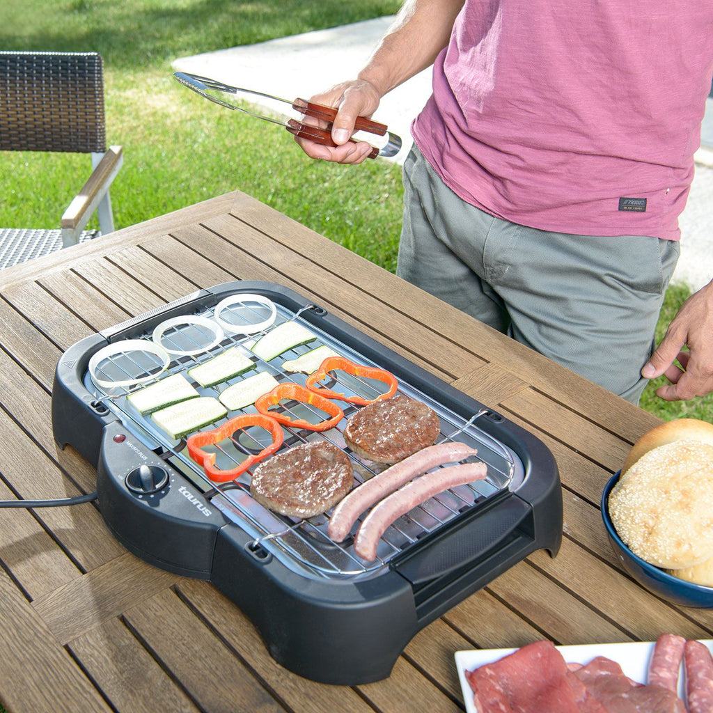 Taurus Maxim's Plus 2000 W Barbacoa Eléctrico Mesa Negro