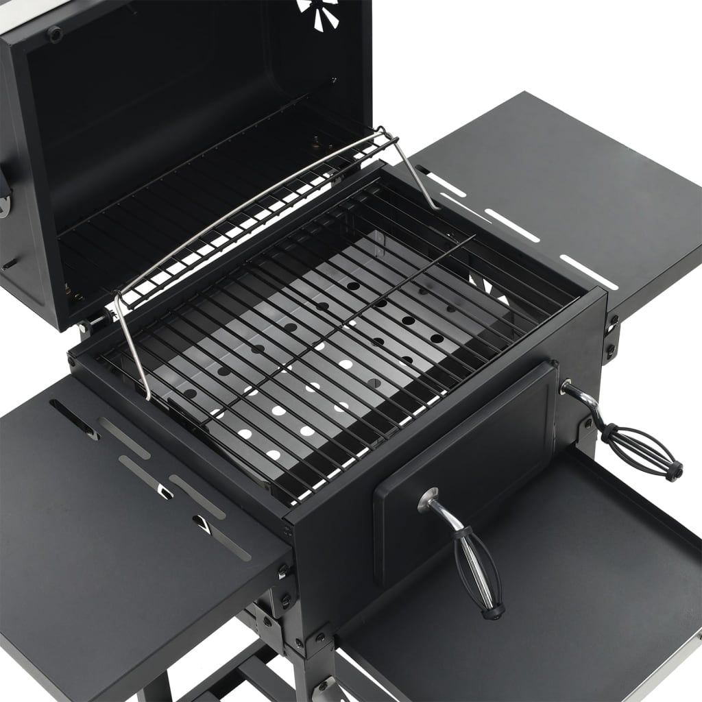 Vidaxl 3-in-1 Pizza Oven and Outdoor Grill - Black