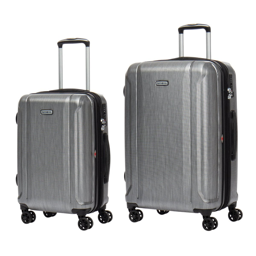 2026 Samsonite Omni 3.0 - Juego de maletas expandibles con ruedas de 2 piezas (equipaje de mano y mediano)