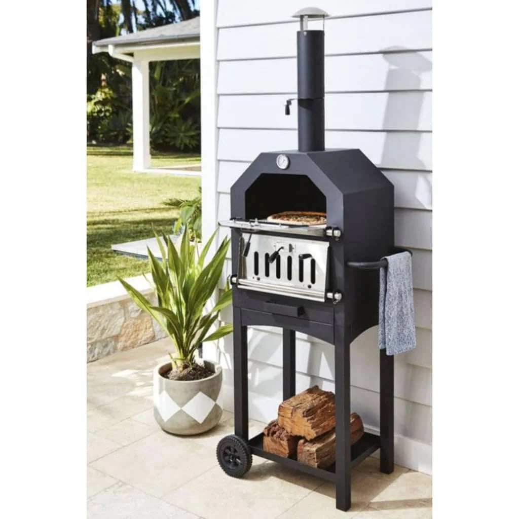ProGarden BBQ Czarny piec do pizzy
