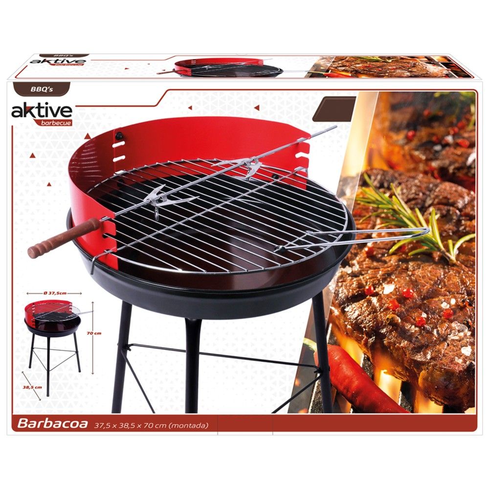 Active charcoal grill