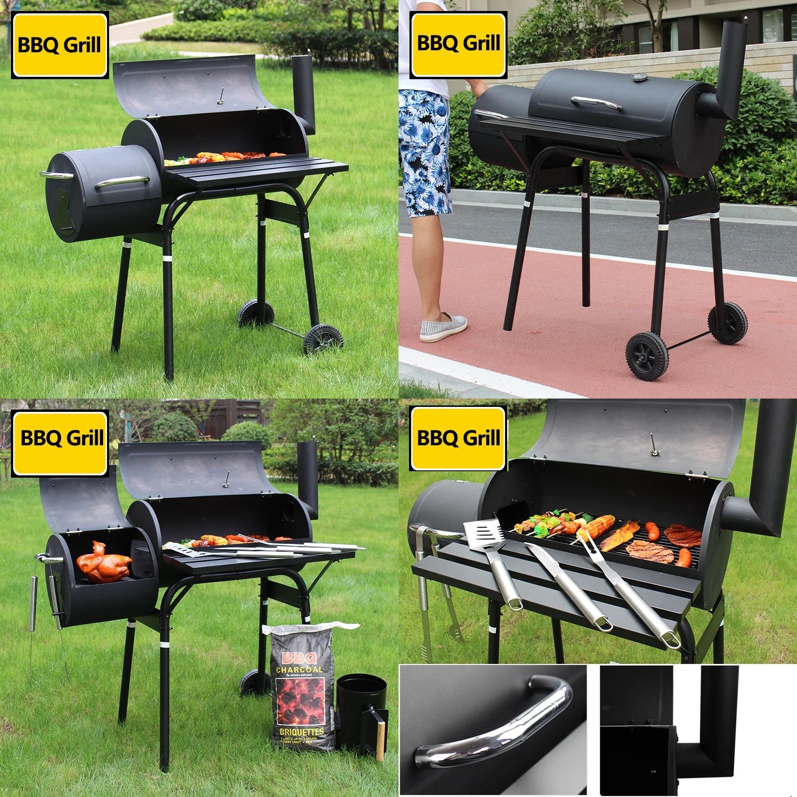 Grill węglowy Vebreda Outdoor 2025 – grill, wędzarnia i grill na patio i do ogrodu
