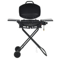 Vidaxl portable gas grill with black cooking zone