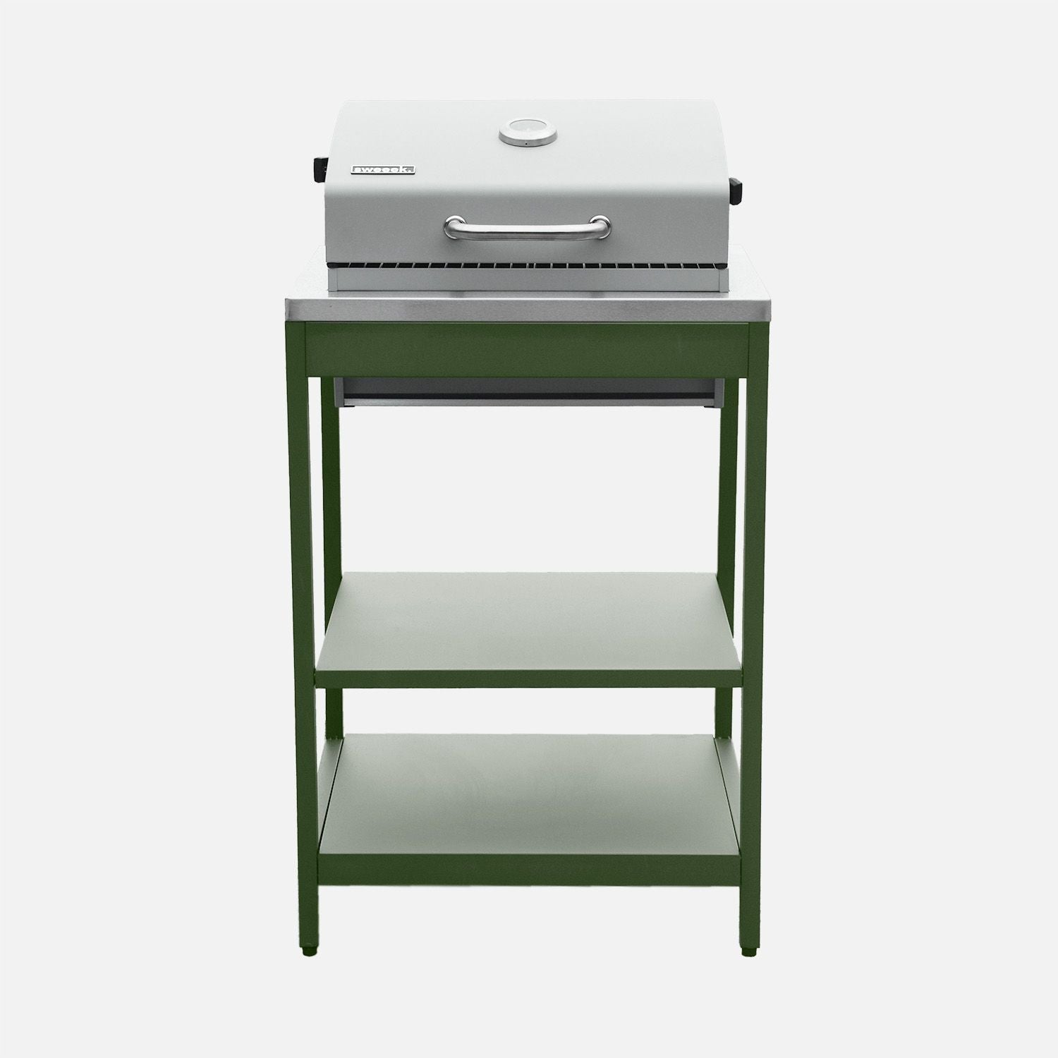 Charcoal grill, stainless steel, chrome-plated grid 2