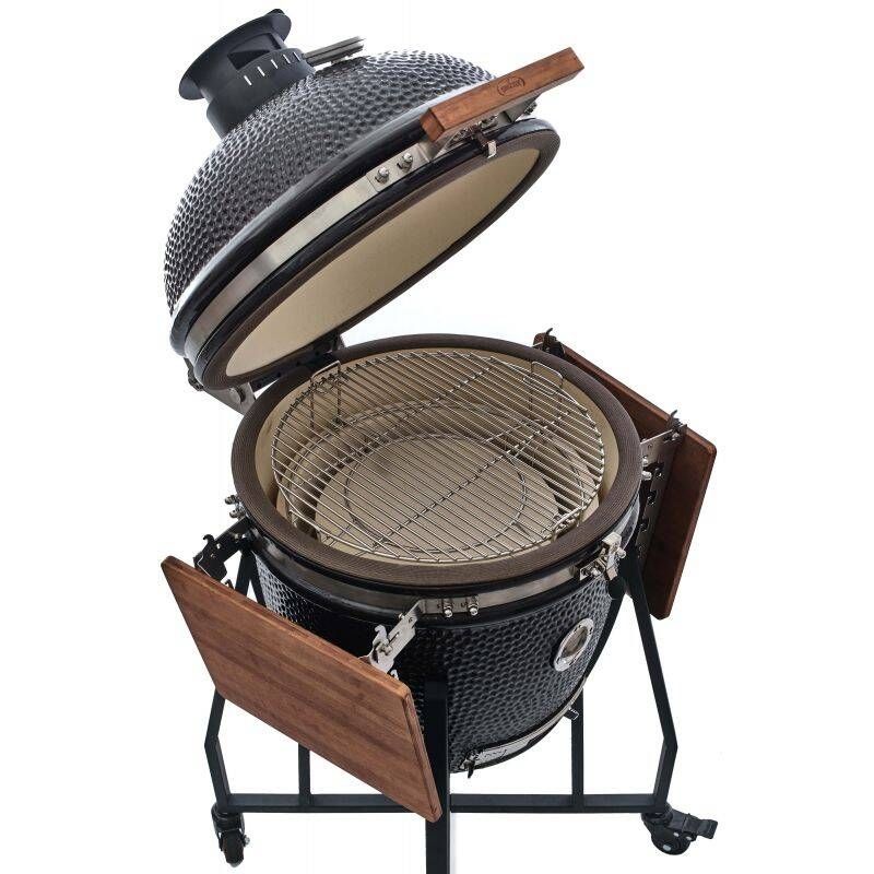 Grill węglowy Grizzly Grills 46 cm, czarny - GE101