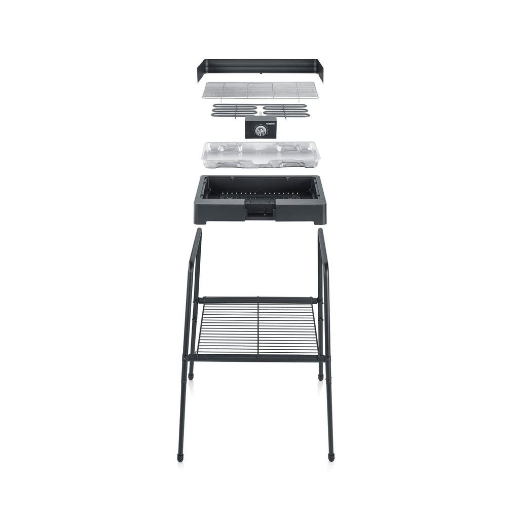 Barbacoa Con Patas Negro 2200 W Pg 8566 Severin