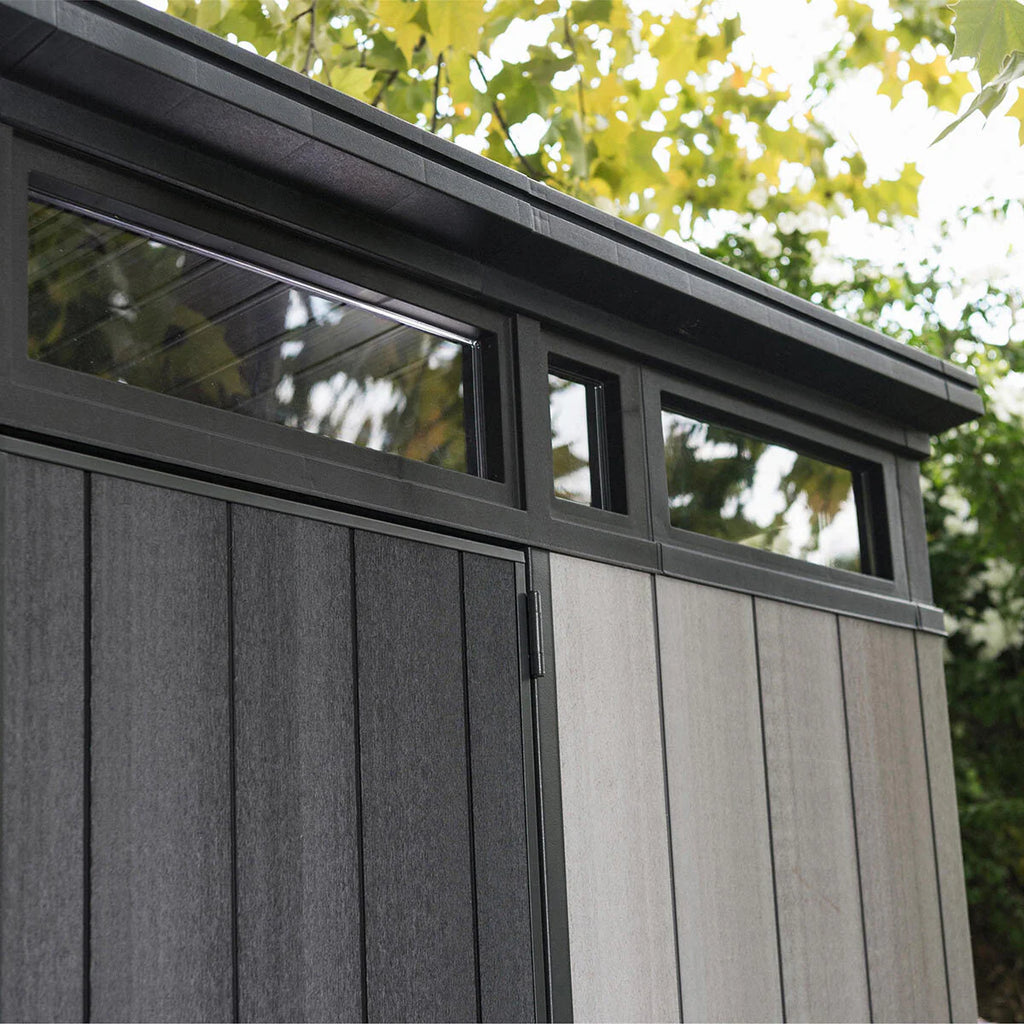 2026 Keter Artisan Cobertizo de Jardín 11 x 7 pies (3,4 x 2,1 m) – Solución Elegante y Robusta para Almacenamiento Exterior