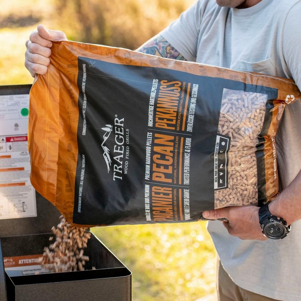 Pellets De Madera Pecan Para Barbacoa Traeger