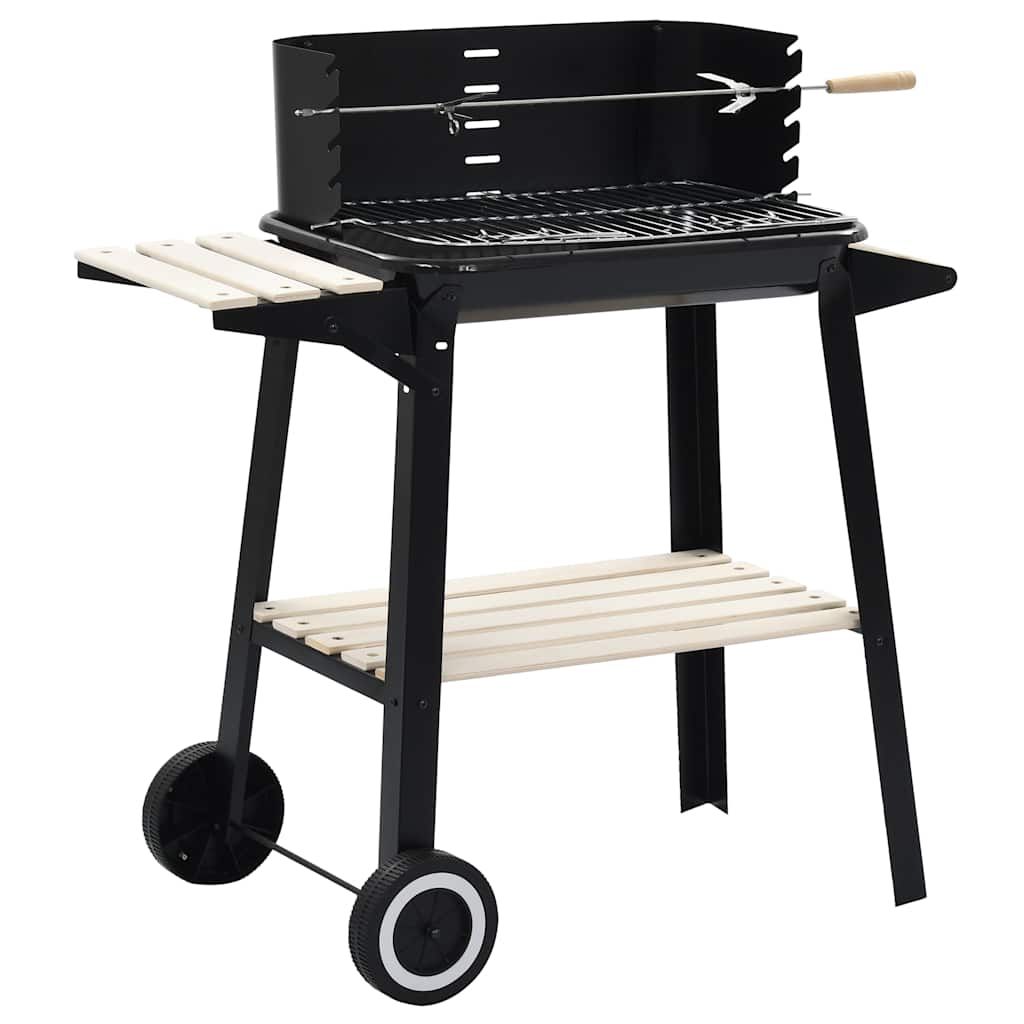 VidaXL Charcoal Grill with Wheels