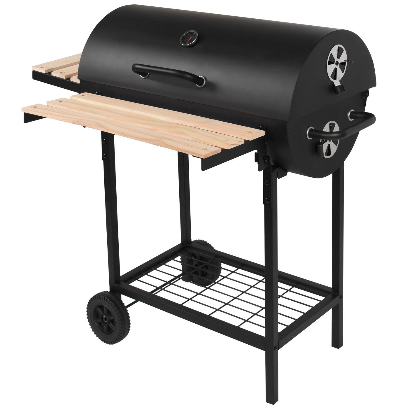 Robby 76x33,5 cm Charcoal Grill with Trolley - Smoker One XL