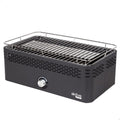 Aktywny przenośny grill węglowy, akumulatorowy, bezdymny, wymiary 45 x 28 x 19 cm, z zabezpieczeniem przed kapaniem