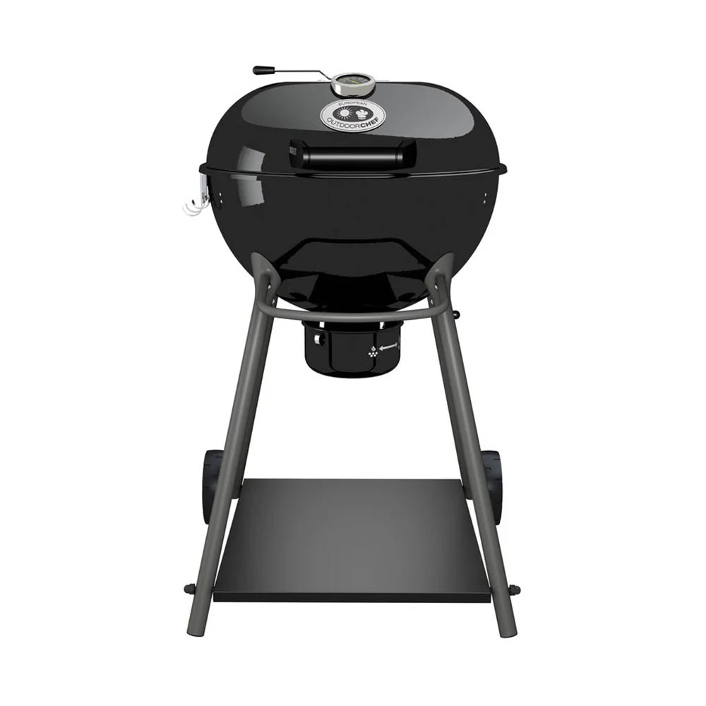 Grill węglowy Outdoorchef KENSINGTON 570 C 2025 – system Slide-Trichter do grillowania bezpośredniego/pośredniego – czarny