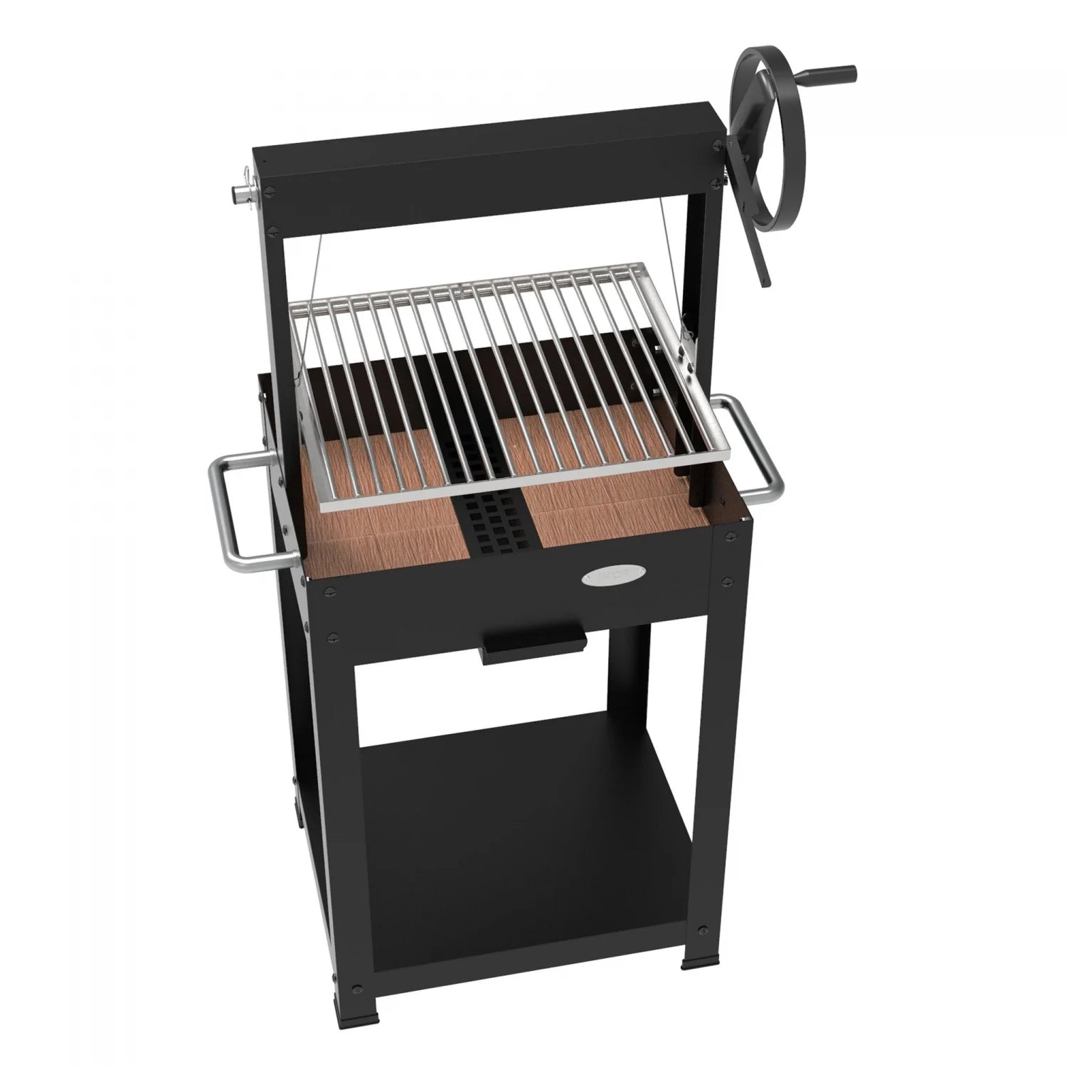 Grill węglowy i drewniany Duramax z bloczkami Imor