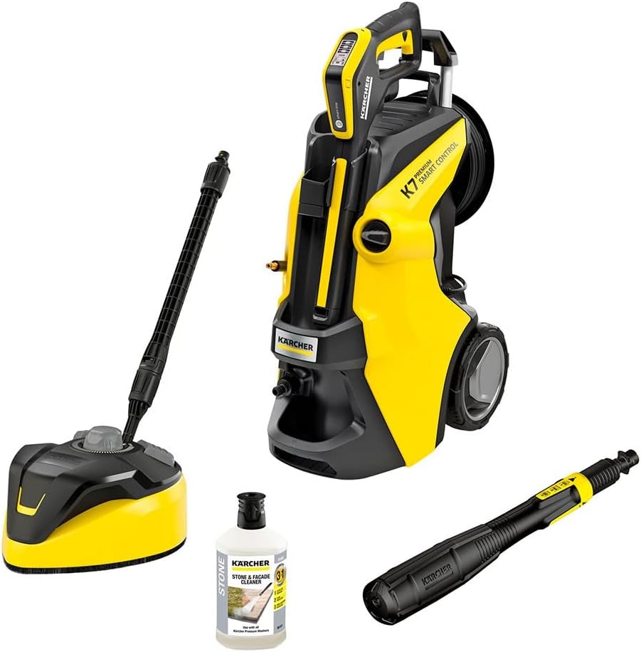 Kärcher K 7 Premium Smart Control Flex Home myjka ciśnieniowa, ciśnienie: 180 bar, przepływ: 600 l/h, wydajność powierzchniowa: 60 m²/h, filtr wody, waga: 18 kg, wąż elastyczny, lanca wielostrumieniowa