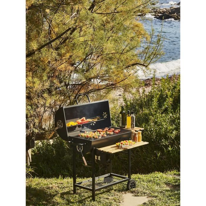 Mike charcoal grill - 71 x 35 cm cooking surface