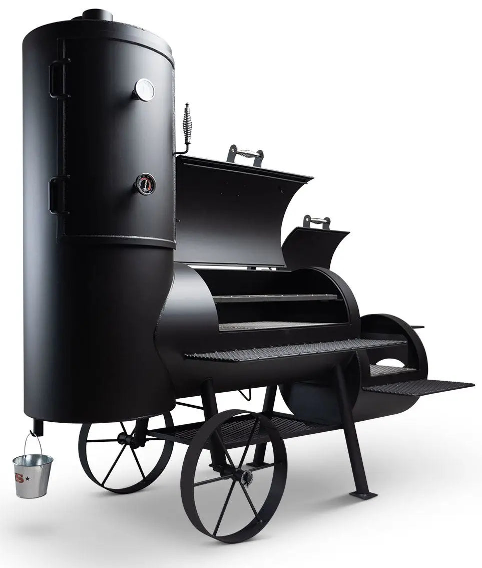 2026 Ahumador Offset Yoder Smokers 24" Durango | Multifuncional para barbacoa al aire libre