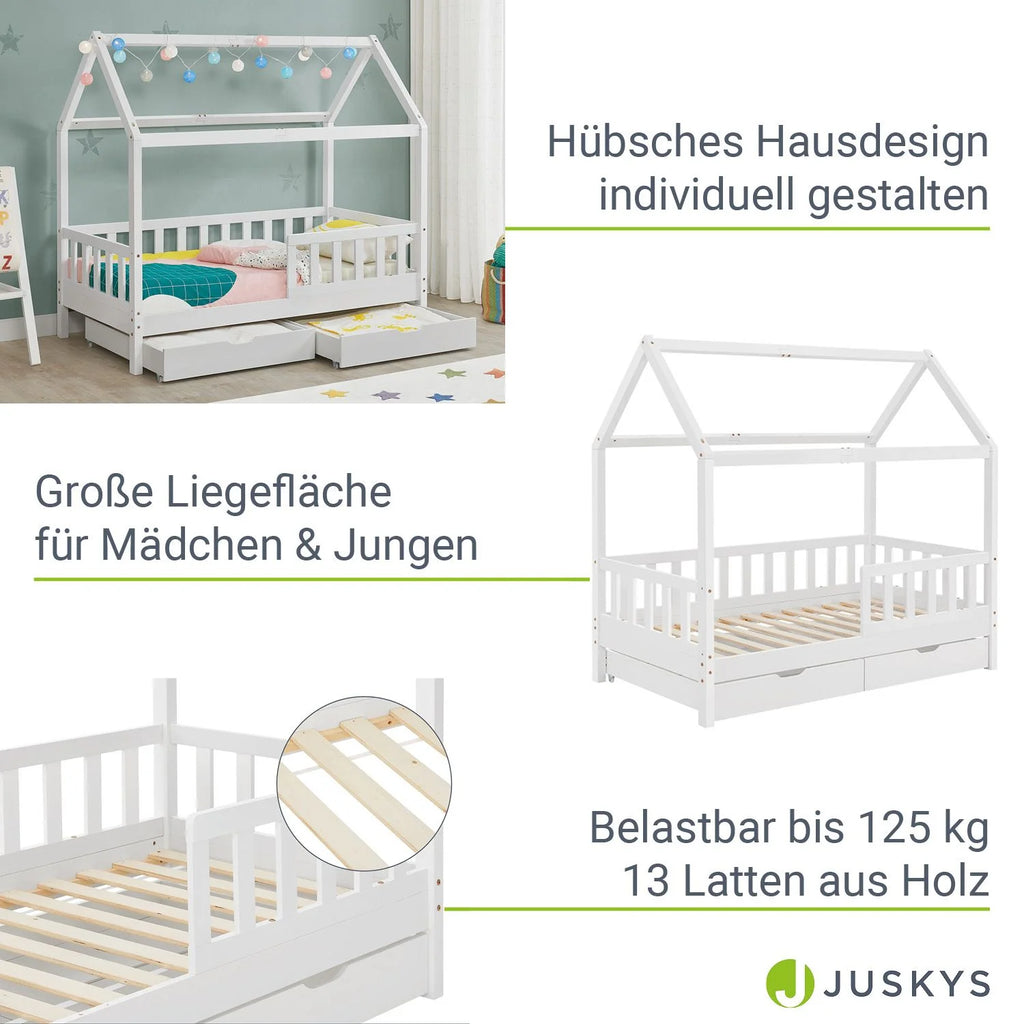 2026 Cama infantil Marli 90 x 200 cm con cajones de almacenamiento