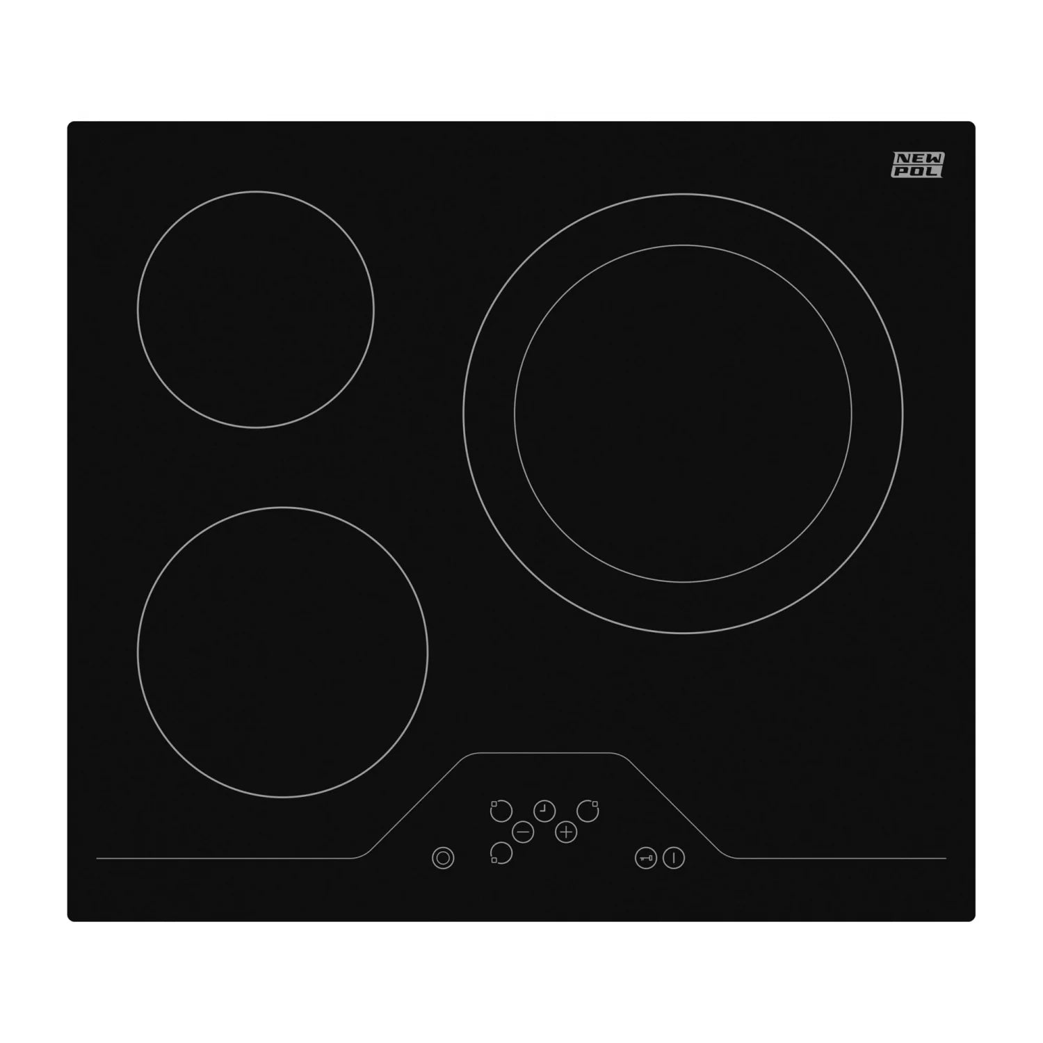 Conjunto de Horno y Placa Vitrocerámica Newpol A NVH3Z8P