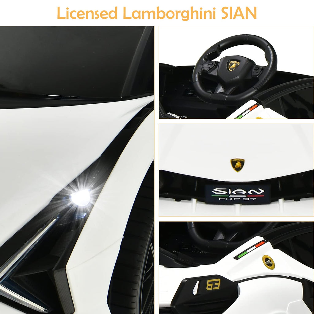 Lamborghini Licenciado Eléctrico con Suspensión y Bluetooth