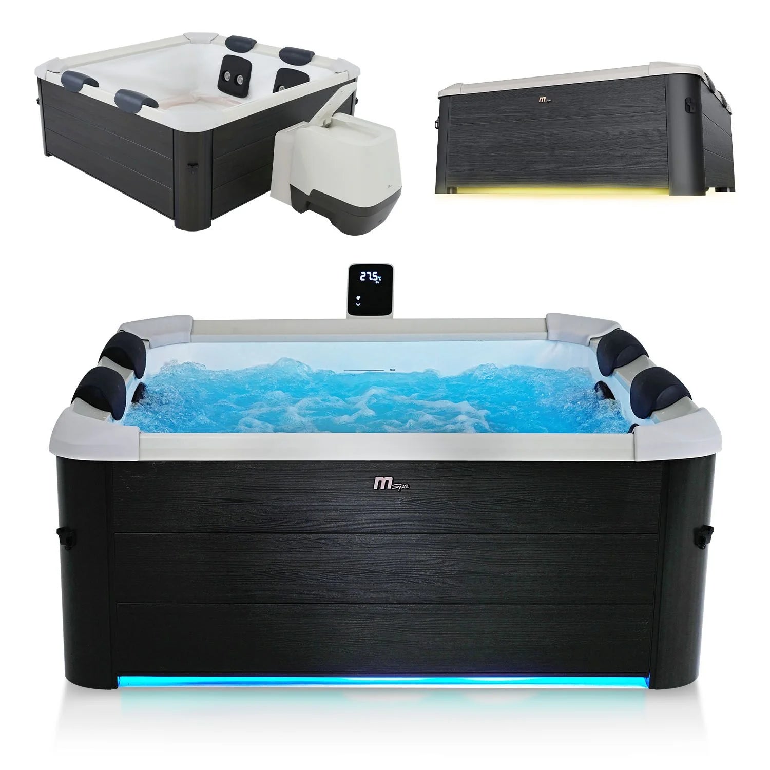 2026 Spa Whirlpool Oslo con iluminación LED