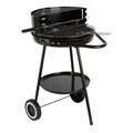 Round barbecue with handles and wheels Idealcasa