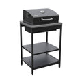 Stainless steel charcoal grill, chrome-plated grid 2