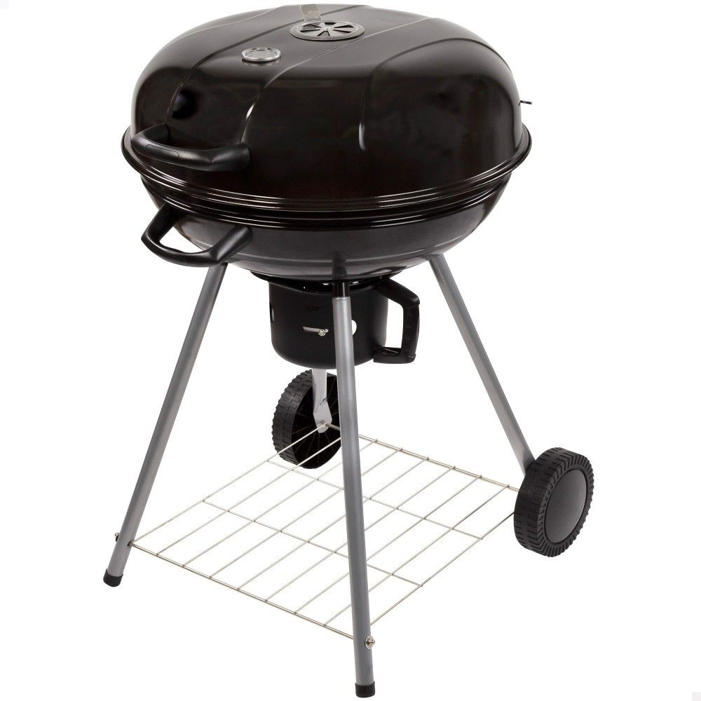 Active round charcoal grill with lid