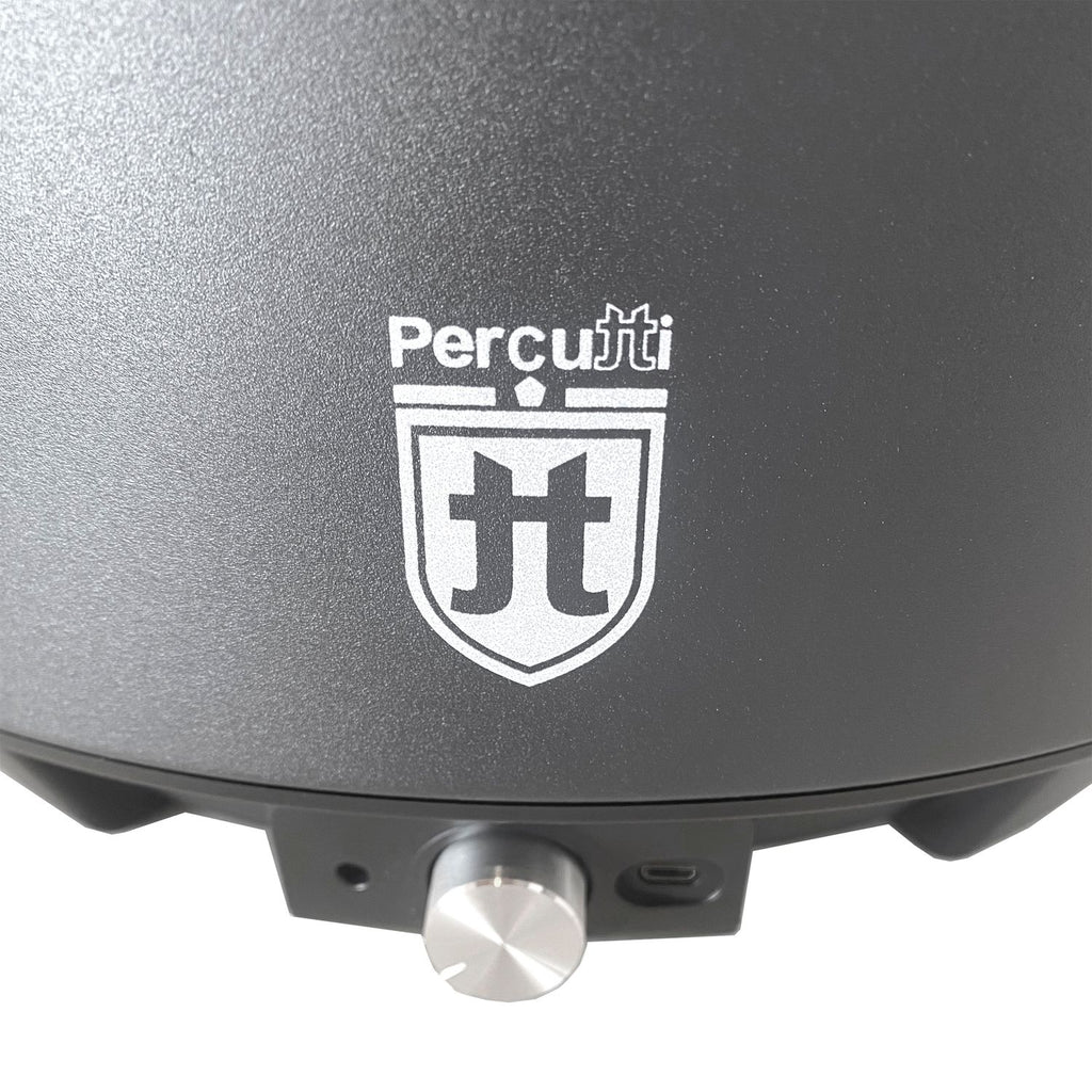 Percutti bezdymny grill przenośny | Wentylator USB | Grill węglowy z torbą transportową | Szybkie i czyste gotowanie | Idealny na balkon, kemping, do ogrodu lub na taras