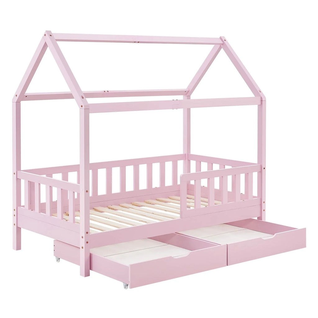 2026 Cama infantil Marli 90 x 200 cm con cajones de almacenamiento