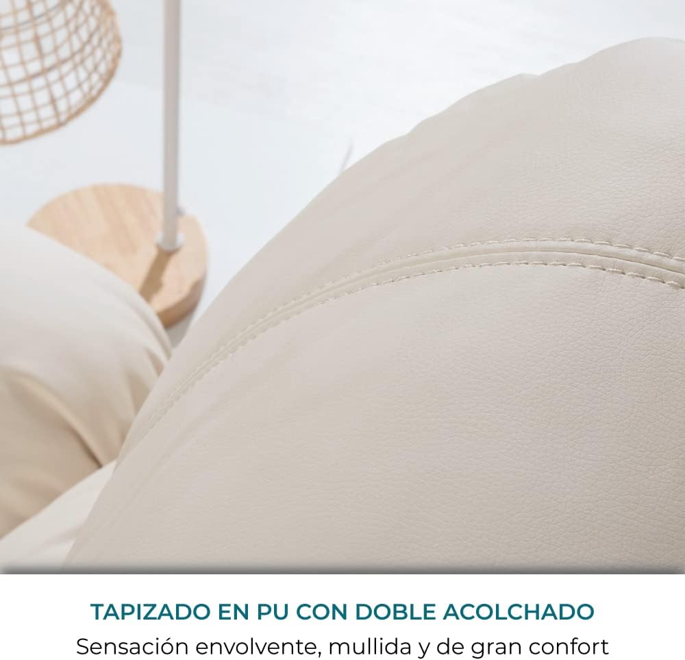 Don Descanso - Sillón Masaje Relax Calor Trevi Negro Reclinable 160º con 8 Motores Silenciosos, Calor Lumbar, Sist. Masaje 4 Zonas y Acabado en PU Anti-Cuarteo [Incluye Mando]. Ideal Gente Mayor