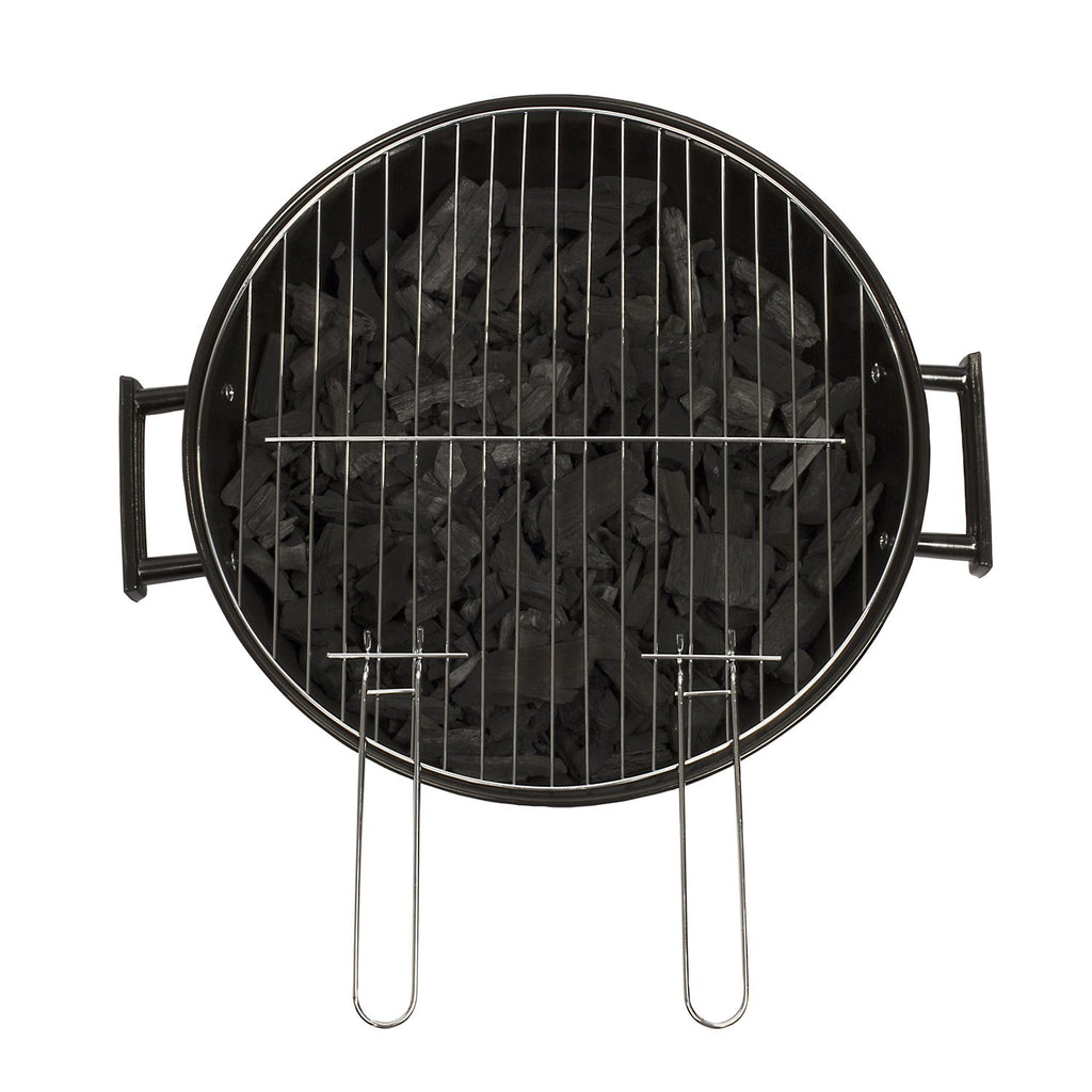 Grill węglowy Livoo 41 cm, czerwono-czarny - Doc172r