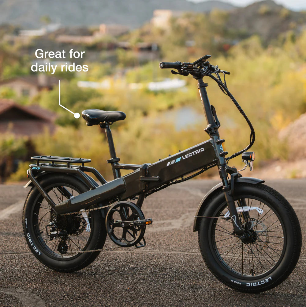 2026 Lectric XP4 Tempest Grey - Bicicleta eléctrica